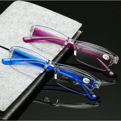 Higodoy Women Men Reading Glasses Toughness TR90 ultra-light Resin Material For Female Male Reading Presbyopic Glasses