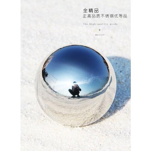 Good Quality 30cm Gazing Round Ball 304 Stainless steel 1.2mm thickness Outdoor Gardening Decoration Ball