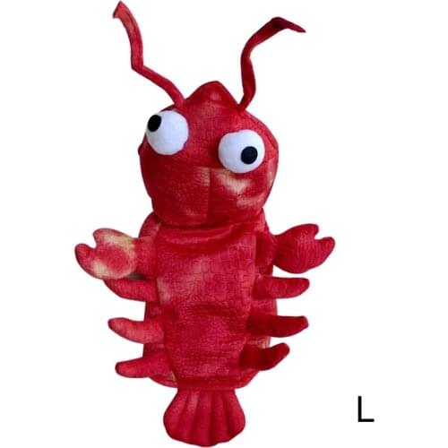 Legendog New Dog Clothes Funny Halloween Pet Costume Dress-Up Funny Cute Lobster Dog Apparel Hoodie Pet Outfit