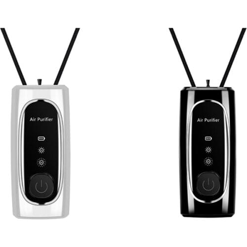 Air Purifier Personal Wearable Mini Portable Car Oxygen Bar 700MAh Battery Negative Ion Hanging Neck Air Purifier