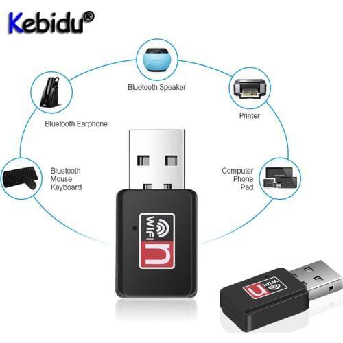 Kebidu Portable USB 150Mbps Portable Mini Network LAN Card WiFi Wireless Adapter Receiver 802.11n/b/g For Macbook Win Xp/7/8
