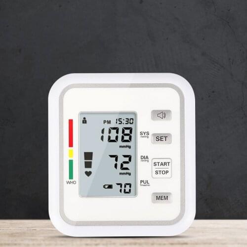 Upper Arm Blood Pressure Monitors Automatic Sphygmomanometers Household Tonometer Health Arterial Pressure Detector Machine