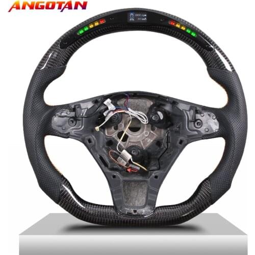 Steering Wheel Fit For Volkswagen vw CC mk4 mk5 mk6 mk7 Carbon Fiber LED Modification of steering wheel