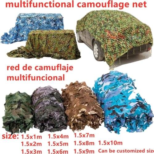 Military Camouflage Mesh, Reinforced Garden Netting, Hidden Pergola and Sun Shelter, 2x2m, 3x3m or 5x3m