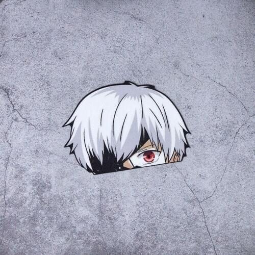 Car Styling Vinyl Decals Cartoon Anime Auto Body Window Decorate Sticker for Jin Muyan Tokyo Ghoul