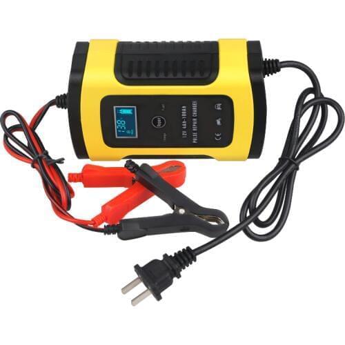6A 12v Battery Repair Charger Motorcycle Car For Lead Acid Storage Charger Battery Intelligent Auto Pulse Repair 110V To 220V