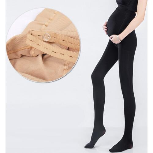 Women Pregnant Socks Maternity Hosiery Solid Stockings Tights Pantyhose 320D pregnant women stockings dropshipping