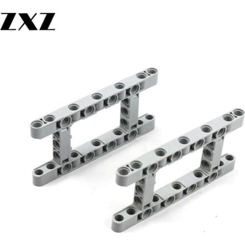 10pcs Technical Liftarm Part 64178 Beam 5 x 11 Open Center Frame Thick Mans MOC Kits Blocks Beams Special Plastic DIY Toys