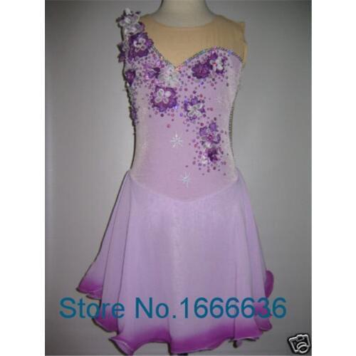 2016 Girls Figure Skating Dresses Fashion New Brand Vogue Figure Skating Competition Dress Customized DR3119
