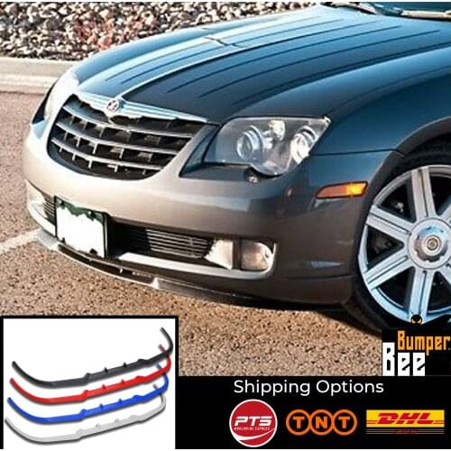 For Chrysler Crossfire CUPRA R FRONT SPOILER BUMPER LIP Euro Spoiler Lip Universal 3 pcs Body Kit