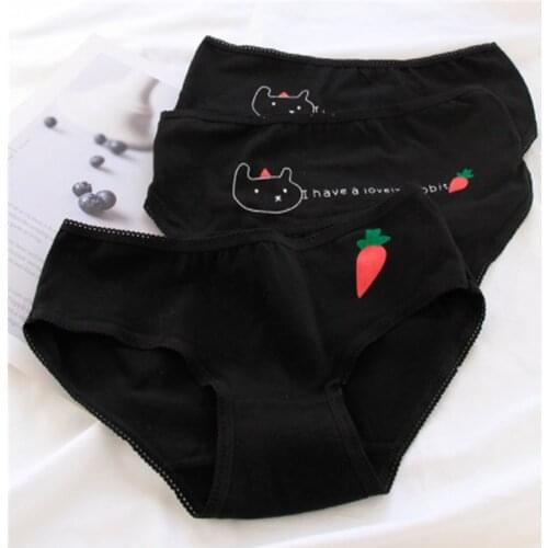 4Pcs Girlss Cotton Blend Panties Briefs Lingerie Shorts For Women Ladies Girls 025-4