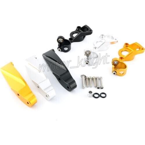 Aluminum Adjustable Motorcycles Steering Stabilize Damper Bracket Mount Kit For HONDA F5 CBR600RR 2007-2016 Steering Support