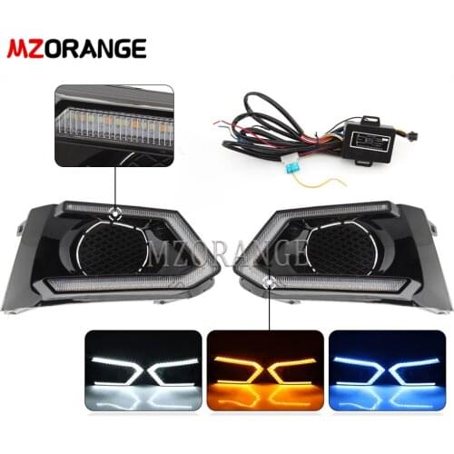 Car LED DRL Fog Lights replacement for Nissan Altima Teana 2019 2020 headlight Daytime Running Light LED fog Lamp Turn Signal