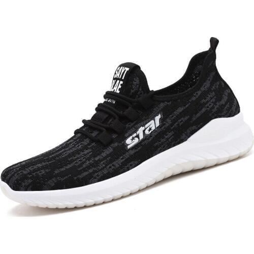 Men Sneakers Outdoor Sport Shoes Air Mesh Shoes Ultralight Breathable Running Shoes For Men Walking Jogging shoes 2019 new