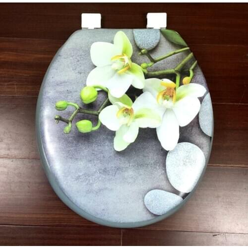 Toilet seat cover set sponge fashion 17" toilet seat toilet lid pattern soft toilet seat warm 2020 high quality