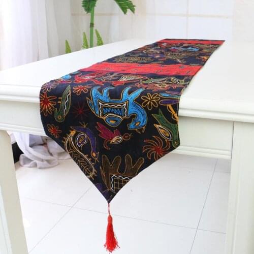 Nationa dining table flags table decorations kitchen lace tablecloth table flag table runner 220cm