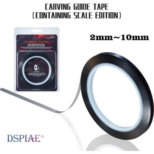 DSPIAE CG Series Carving guide tape 2mm to 10mm Each length 30m Modeling Hobby upgrade Accessory