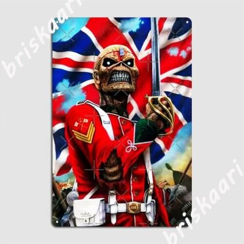 True Warfare #Ironmaiden Metal Signs Cinema Garage Party Printing Plaques Tin sign Posters