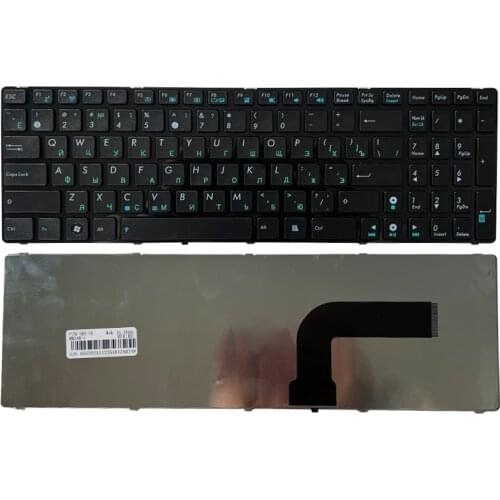 Default black/White new REPLACEMENT Laptop keyboard for ASUS G60 G60V G60VX G60JX K52 Service NSK-UGC0R RUSSIAN White black