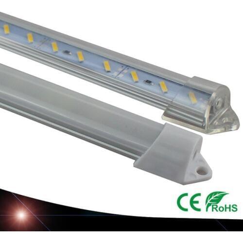 4X Wholesale Factory Wholesale 50 CM DC 12V 36 SMD 7020 LED Hard Disk LED Strip Light Bar with Aluminum Shell