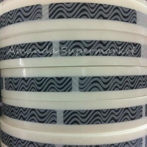 Scratch Off Sticker 6x40mm 1000Pcs Wave Pattern Blank For Secret Code Cover Home Game Wedding Message Sticker