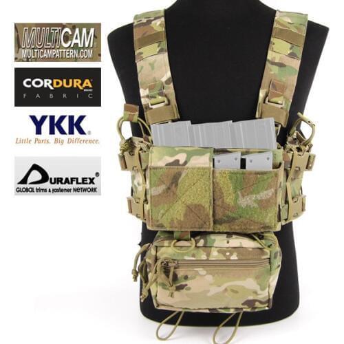 Genuine Multicam SS MK3 Tactical Vest Light Fight Micro Chest Rig Complete Set(SKU051462)