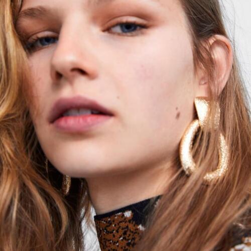 PPG&PGG ZA Boho Fashion Geometric Drop Earrings For Women Vintage Round Pendant Hanging Dangle Earrings Wedding Party Jewelry