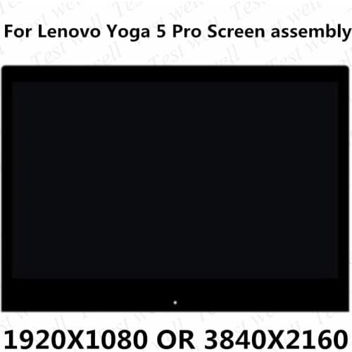 13.9'' Full LCD Display Screen Touch Digitizer Glass Assembly For Lenovo Yoga 5 Pro 4K UHD IPS Multi-touch 3840X2160 & 1920X1080