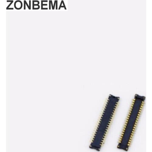 ZONBEMA 50pcs/lot Original New touch screen digitizer FPC Connector Port Plug on On Logic Board Mainboard for iPhone 5 5C 5S