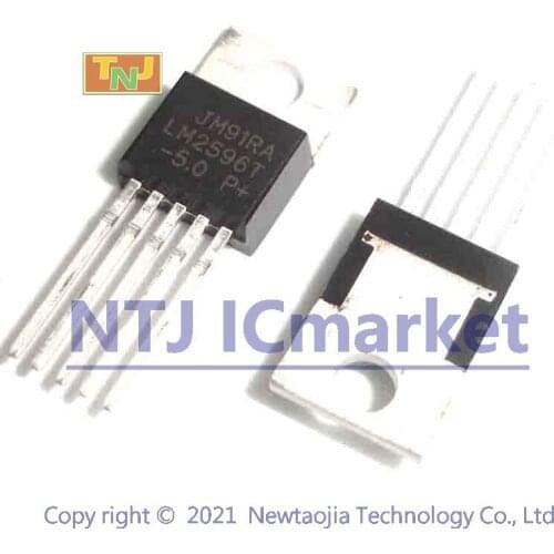 10 PCS LM2596T-5.0 TO-220 LM2596 Voltage Regulator IC CHIP