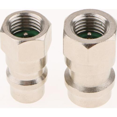 2 Pieces A/C Charging Port Adapters High Low Retrofit R12 R22 to R134a