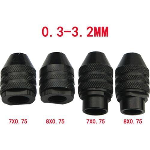 4 Types Multi Chuck Keyless For Dremel Rotary Tools Keyless Drill Bit Chucks Adapter Converter Universal Mini Chuck
