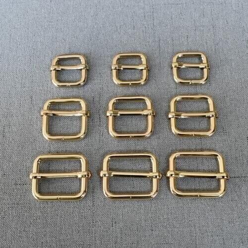 50 Pcs/Pack 15mm 20mm 25mm Webbing Metal Adjuster Slider Rucksack Bag Handbag Cat Dog Collar Sewing Accessories Purse Straps