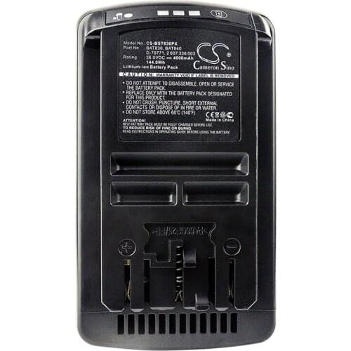Cameron Sino Battery for BAT810 BAT836 838 840 2 607 336 107 fits 18636-02 1671B 1651B Power Tools Replacement battery 4000mAh