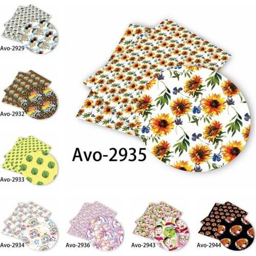Huangtao Diy accessories 30*136cm Printed Faux Synthetic Leather for Bow,DIY handmade Materials