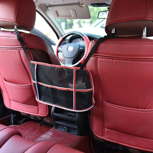 Car Net Pocket Handbag Holder Car Mesh Organize Seat Back Net Bag Handbag Holder B36B