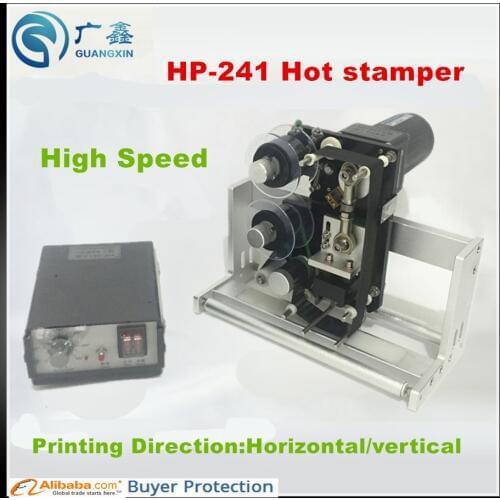 Free shipping HP-241K Coder printer coding machine printing machine for ribbon coding machine expiry date printing machine
