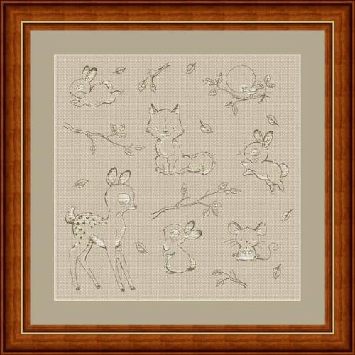 ZZ1173 Homefun Cross Stitch Kit Package Greeting Needlework Counted Cross-Stitching Kits New Style Counted Cross stich Painting