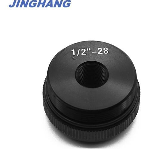 For 1/2"x28 Maglite C Cell Thread Adapter Tail End Cap Black, Free & Fast USPS Shipping From US STOCK