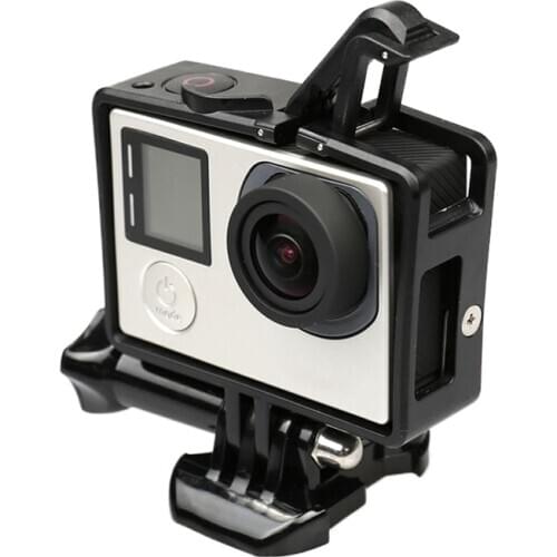 For Go Pro Accessory Standard Frame Mount Protective Housing Cage Case for GoPro Hero 4 3 3+ Action Camera