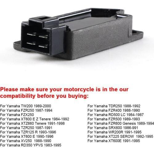 FOR YAMAHA Motorcycle voltage regulator rectifier XV250 TW200 FZR250 XT600 FZX250 Tenere XTZ660 E Z Tenere TZR125R XT600E TZR250