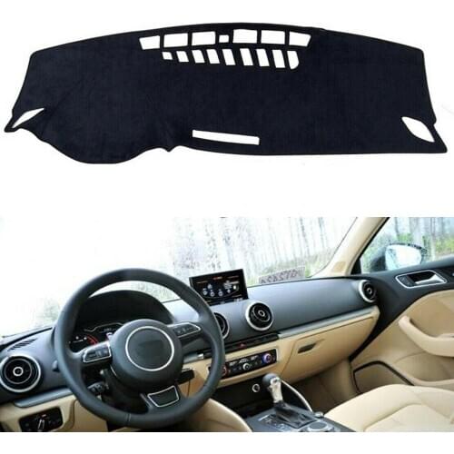 EIDRAN For AUDI A3 2014-2019 Car Styling Dash Mat Cover Anti-slip Black Non-Slip Dashboard Sun Shade Cover Pad