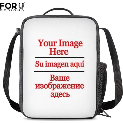 FORUDESIGNS Cool Thermal Lunch Bag 3D Animal Print Insulated Food Bag for Kids Boys Girls Women Picnic Cooler Bag Bolsa Lonchera