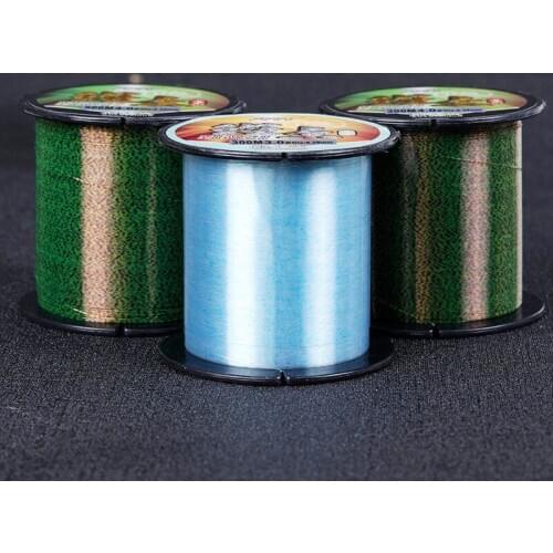 GLS brand discoloration spot line imported raw silk nylon line main line 100 meters 300 meters 500 meters fishing line