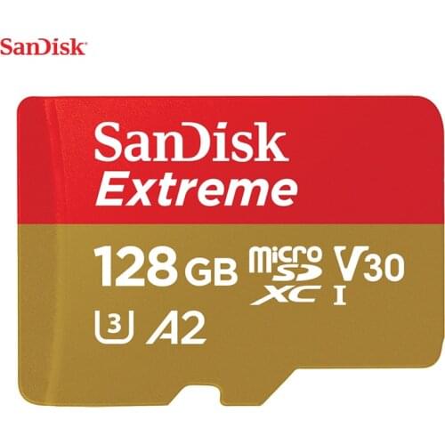 SanDisk original TF 32GB Micro SD Card 64GB U3 Read 100Mb/s Memory Card for Smartphone Tablet Supports 4K Video Recording 128gb