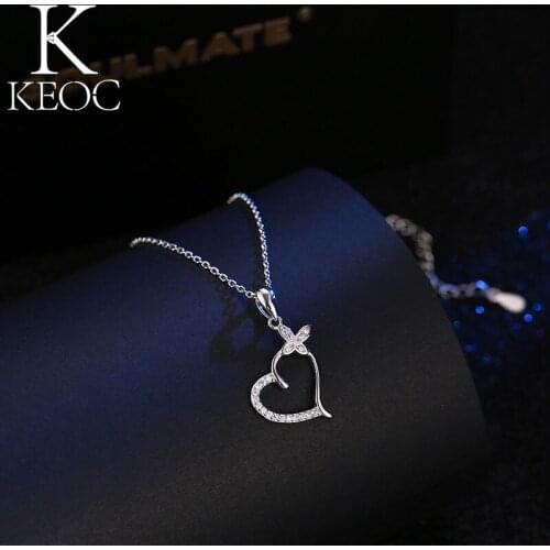 Keoc New Lovely Fashion Love Butterfly Necklace for Women AAACZ Couple Gift Candy Pingente Jewelry for Women 2021 Birthday Gift