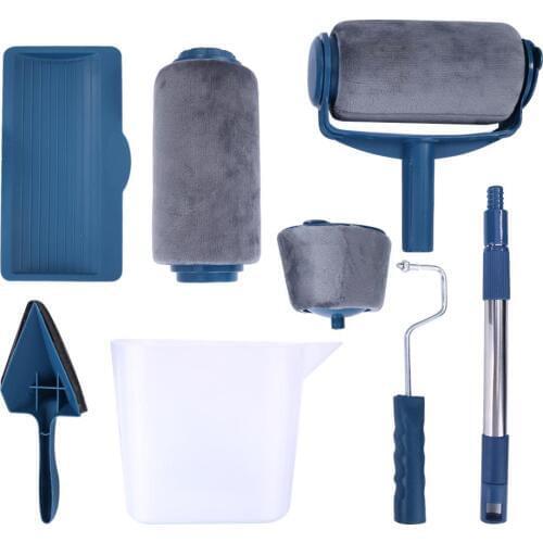 3/5/6/7/8 PCS Paint Roller Multifunctional Household Use Wall Decorative Paint Roller Brush Tool Painting Brushes Set