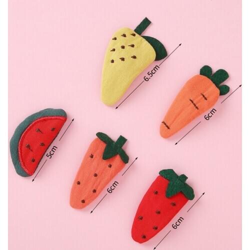 Girls Cute Cartoon Animals Fruit 5 cm Childrens Hairpins Lovely Baby Hair Clips Barrettes Headband For Kids Hair Accessories