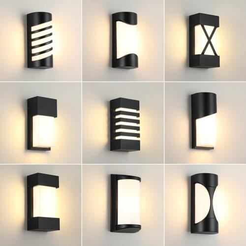 WECUS) Outdoor projects general style, Outdoor LED wall lamp, outdoor waterproof wall lamp, villa courtyard aisle wall light