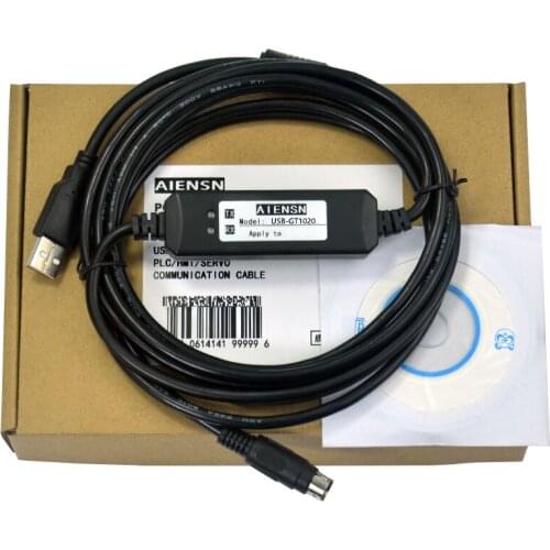 Suitable for Mitsubishi touch screen GT1020/GT1030 download line USB-GT1020 data line programming cable